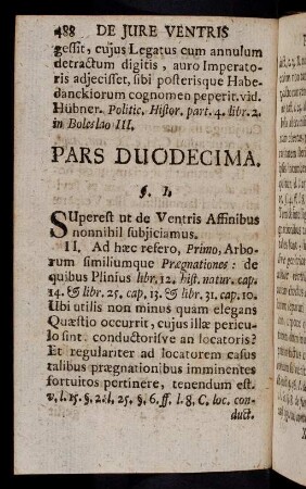 488-500, Pars Duodecima