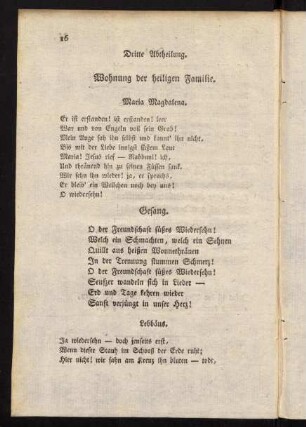 16-22, Dritte Abtheilung