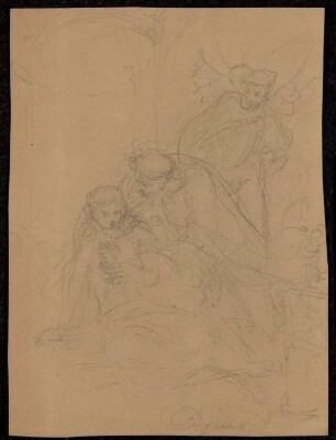 Faust bei Gretchen im Kerker / Faust und Mephisto bei Gretchen im Kerker