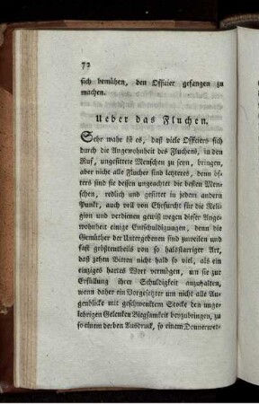 Ueber das Fluchen
