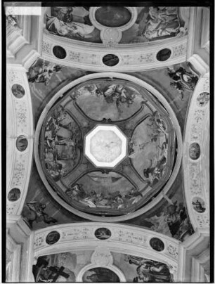 Schöntal Kloster Schöntal Abteikirche Sankt Joseph (um 1708/1736) Deckengemälde