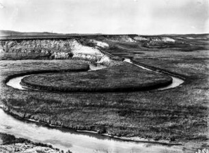 Bachschleife : Doppelschleife des mäandernden Trout Creek.