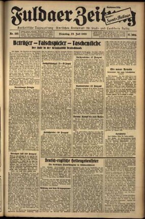 Ausgabe vom Dienstag, den 23. Juli 1935.