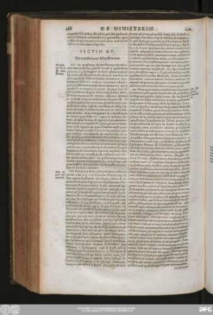 Sectio XV. De translatione Ministrorum.