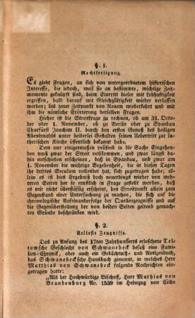 Ueber den Tag und Ort des Uebertritts des Churfürsten Joachim II. von Brandenburg zur lutherischen Kirche ...