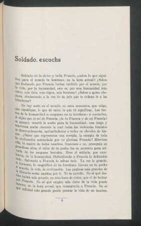 Soldado, escucha