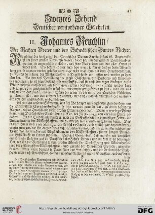 Zweytes Zehend deutscher verstorbener Gelehrten