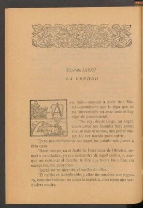 Capítulo LXXXV - La verdad