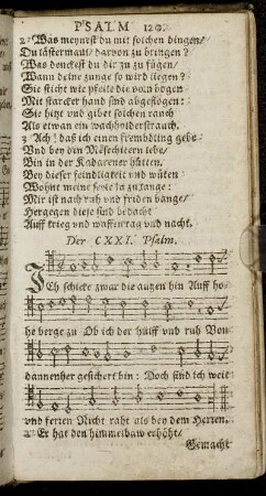 Der CXXI. Psalm. - Der CL. Psalm.