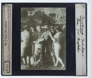 Bacchiacca, Szenen aus dem Leben Josephs: Suche nach dem Becher (Rom Gal. Borghese 440)