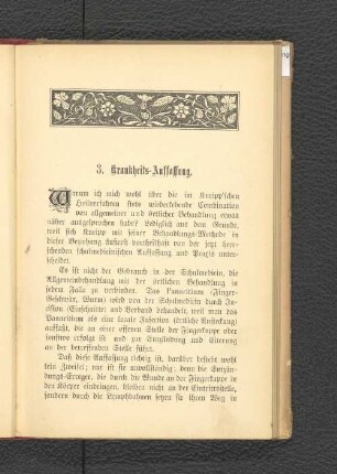 3. Krankheits- Auffassung.