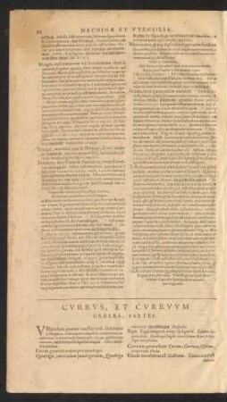 Currus, Et Curruum Genera, Partes.