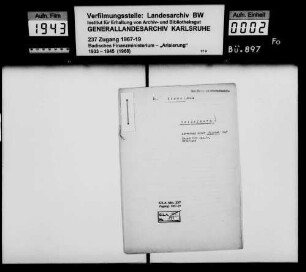 Kiewe, Louis, Schuhwarengroßhandlung in Heidelberg Abretung einer Hypothek
