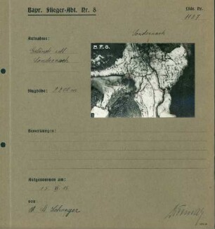 Foto des Geländes südlich von Sondernach (Luftbild)