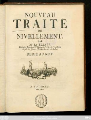 Nouveau Traité Du Nivellement