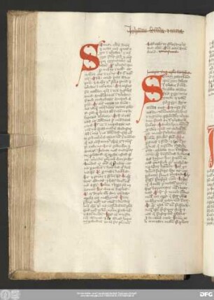 [3. Brief des Johannes:] Incipit t[er]tia ep[isto]la b[ea]ti Ioh[ann]is