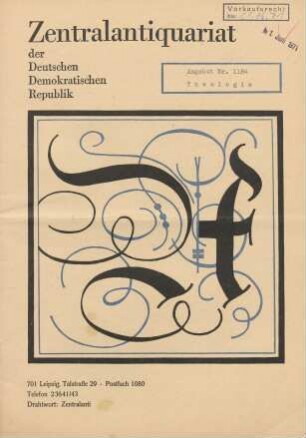Nr. 1184: Theologie