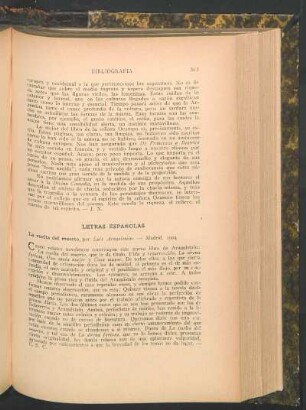 Letras españolas