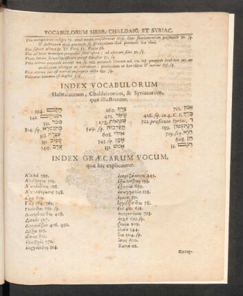 Index Graecarum Vocum, ...