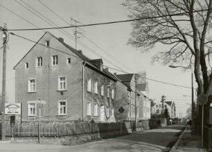 Freiberg : Freiberg. Wohnhäuser, Lessingstraße 16/12. Straßenansicht (vom Friedmar-Erendel-Weg)