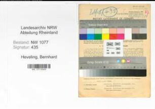 Entnazifizierung Bernhard Heveling , geb. 14.04.1894 (Polizist)
