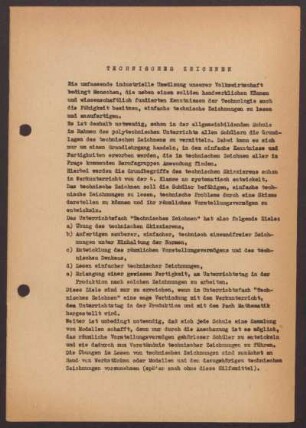 Technisches Zeichnen