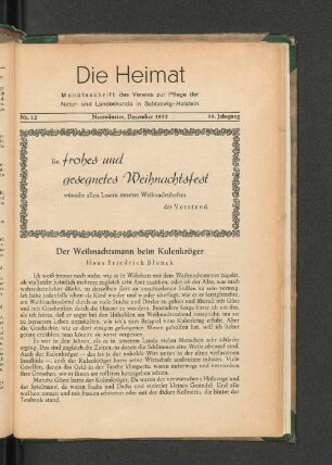 Der Weihnachtsmann beim Kulenkröger
