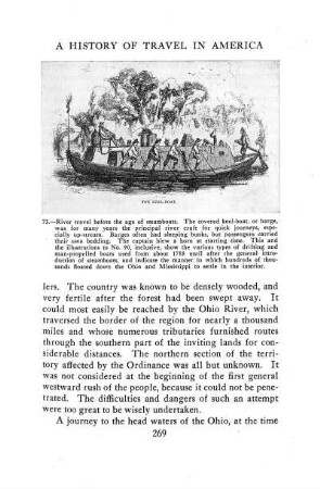 74. The flatboat; also called Ohio boat or Kentucky boat. - 8vo. S. Amer. c. 1835