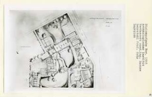 Archäologisches Zentralinstitut, Berlin-Tiergarten (Diplomarbeit bei Karl Wilhelm Ochs): Grundriss Erdgeschoss 1:200