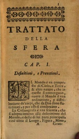 Sfera Astronomica Del Padre Bonaventvra Cavalieri, Lettore Primario delle Matematiche nello Studio di Bologna,