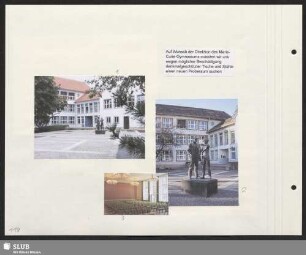Die letzte Probe im Marie-Curie-Gymnasium (Bilder 1 und 2)