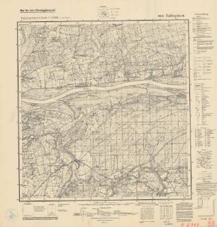 0999 Baltupoenen, Topographische Karte 1:25000 (4-cm-Karte)