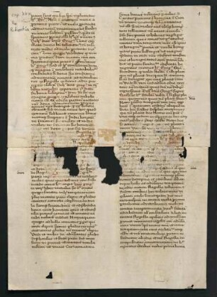 Regeln für das klösterliche Leben (Fragment)