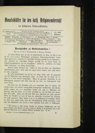 Randglossen zu Gottesbeweisen