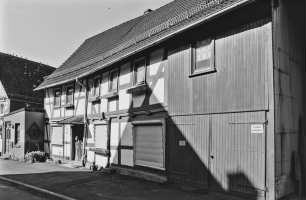 Wohnhaus (Einhaus, Fachwerk); Hatzfeld, Mittelstraße 16