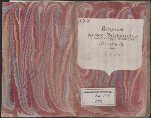 Reception des Hofbuchbinders nach Heubach