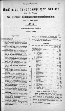 No. 18, 19. Juni 1919