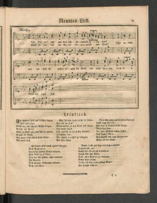 Neuntes Lied.