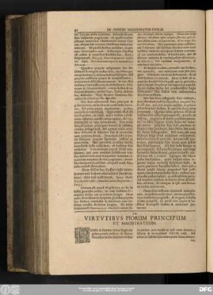 De Virtutibus Piorum Principum Et Magistratuum.