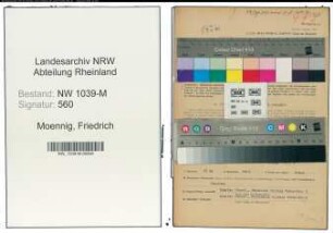Entnazifizierung Friedrich Moennig , geb. 29.09.1888 (Beamter)
