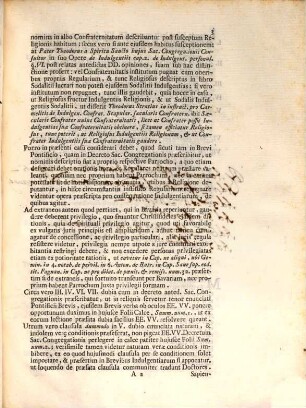 ... XIX. Augusti 1747. in Palatio Apostolico Quirinali erit Sacra Congregatio Indulgentiis, Sacrisque Reliquiis praeposita, in qua praeter nonnulos Libellos a Sanctitate Sua remissos proponentur infrascripta dubia