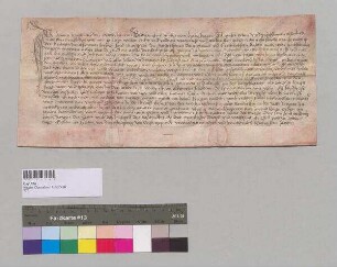 Hans Griesmair zu Aiterhofen verkauft einen Acker im podem bei der aichstraß innerhalb der hulgen an die Pfarrkirche St. Margret zu Aiterhofen.; S: Hans Rondorffer, Richter zu Aiterhofen