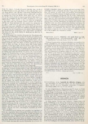 342 [Rezension] Kapelrud, Arvid S., Profetane i det gamle Israel og Juda