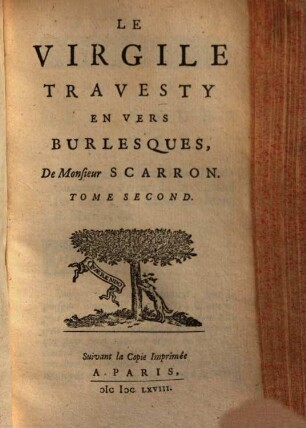 Le Virgile travesty en vers burlesques, 2