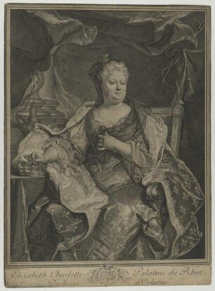 Bildnis der Elizabeth Charlotte d'Orleans