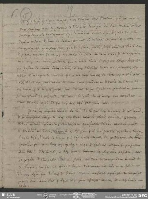 Eigenh. Brief von Claude C. Fauriel an August Wilhelm von Schlegel, Paris, ohne Datumsangabe
