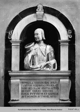 Büste des Staatssekretärs Marcello Virgilio Adriani