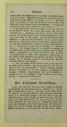 Das Herzogthum Braunschweig