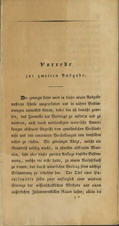 Vorrede zur zweiten Ausgabe