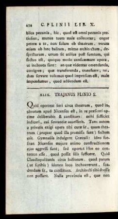 XLIX. Trajanus Plinio S.